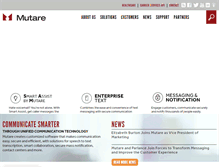 Tablet Screenshot of mutare.com